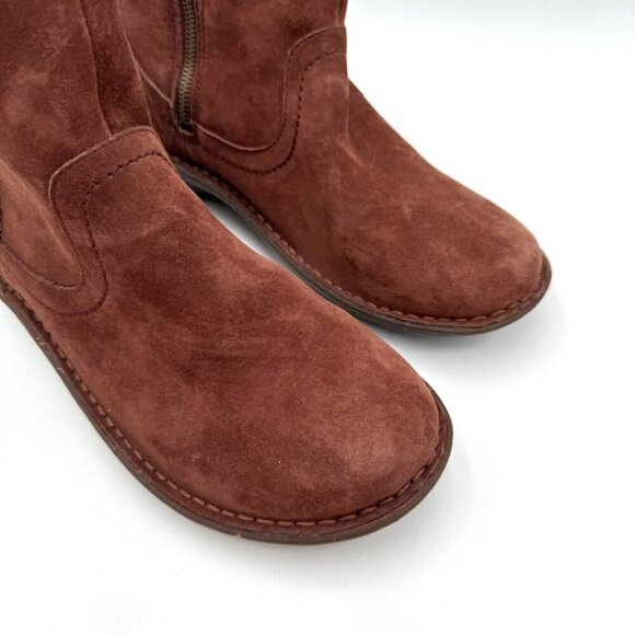 UGG Women 9 Neevah Brown Suede Sheepskin Lined Boots Cold Winter 1003421 - Picture 3 of 12